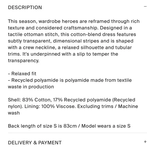 Orange dress COS - Picture 7 of 7